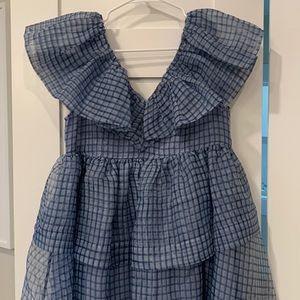 Ganni Blue Fluffy Dress of your dreams